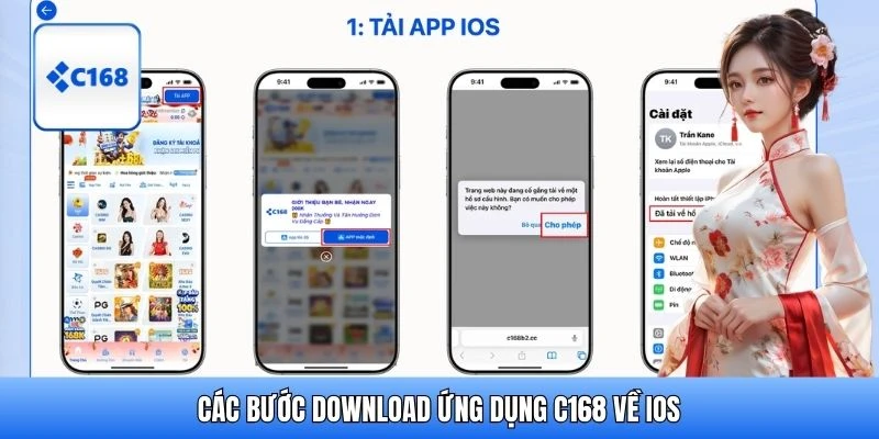 Các bước download ứng dụng C168 về iOS